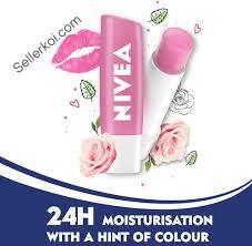 Nivea Caring Lip Balm Soft Rose 4.8 gm (4.8gm)